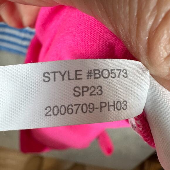 Crewcuts Girls Dress Size 6 Lot of Two Dresses PInk, Blue & White w Pockets - Picture 6 of 8